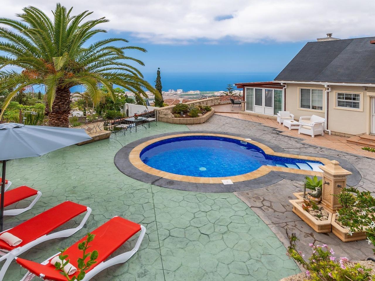 Villa Carlitos Vistas Al Mar Y A La Montana Адехе Екстер'єр фото